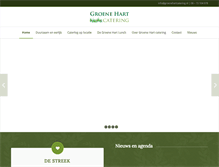 Tablet Screenshot of groenehartcatering.nl